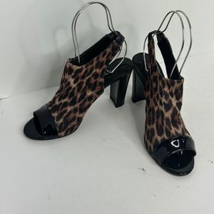 Donald Pliner Animal Print‎ Slingback Heels